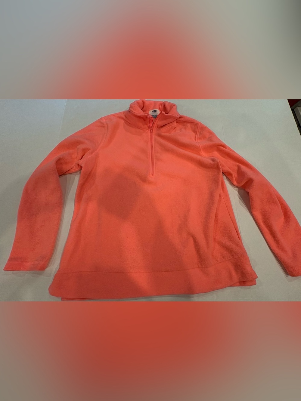 Old Navy Coral Zip-Up Fleece Jacket